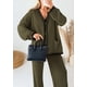 thumbnail image 5 of Conjunto Coordinado PRETTYGARDEN Verde Caqui 2 Piezas M, 5 of 8