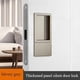thumbnail image 2 of Cerradura Magnética Minimalista de una Sola Lengüeta, con Cerradura Oculta, para Puerta de Dormitorio, Interior, Llave Oculta, Manija Negra, B, 2 of 5