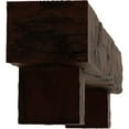 thumbnail image 4 of Ekena Millwork 8"H x 8"D x 48"W Riverwood Faux Wood Fireplace Mantel Kit w/ Alamo Corbels, Natural Pecan, 4 of 10