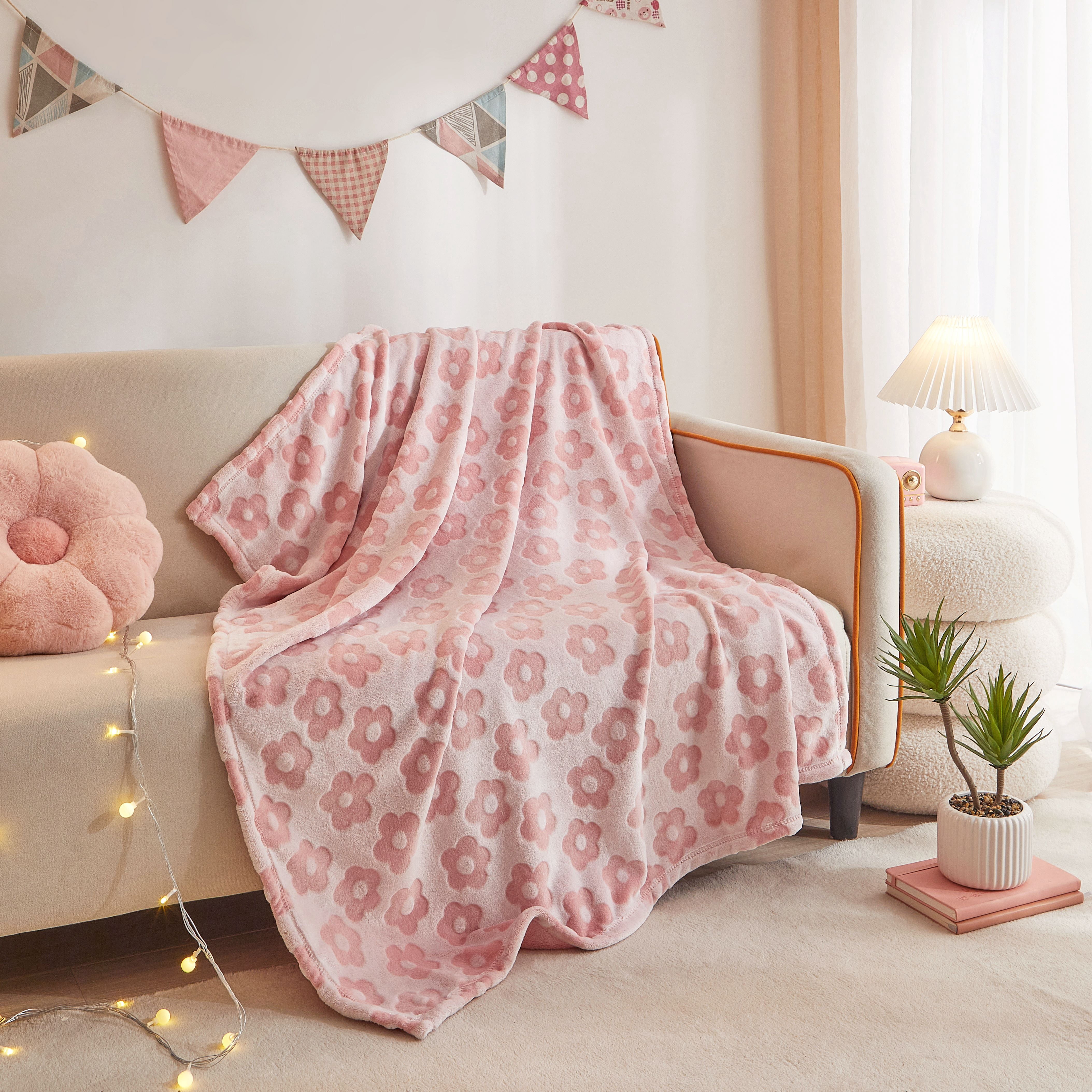 Little Nest Floral Blanket 40" X 50"