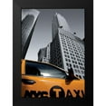 thumbnail image 2 of Setboun, Michel 14x18 Black Modern Framed Museum Art Print Titled - Chrysler Building NYC Taxi, 2 of 5