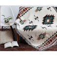 thumbnail image 4 of Rug Blanket Bohemian Tribal Tribal Geometric Pattern Rug with Tassels(Size:130x160cm / 51.1x62.9in), 4 of 5