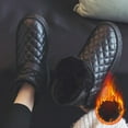 thumbnail image 4 of Slip On Bots Botas Nieve Tobillo Invernal La Plataforma Forrada Pieles Impermeables para Mujeres Al Aire Libre, 4 of 8