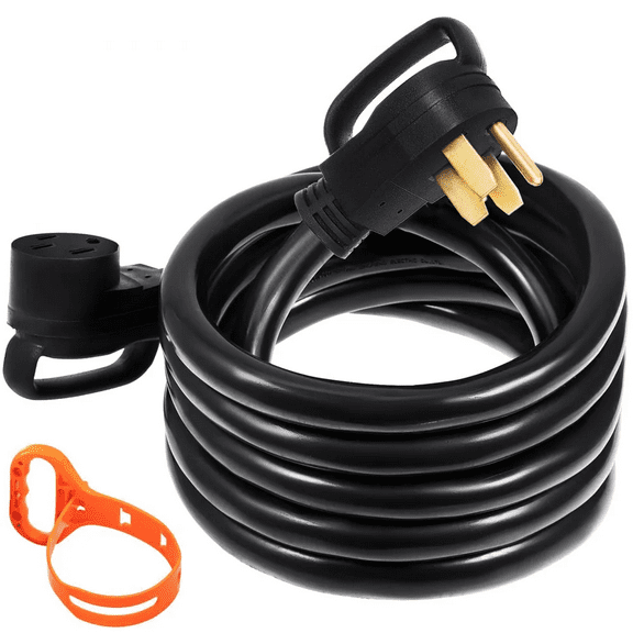 25 ft 50A RV Extension Cord NEMA Plug 250V STW Wire with Handles