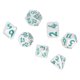 thumbnail image 2 of Rolling Dice Set, Role Playing Polyhedral Dices Metallic Colorful Number 7pcs  For Teaching ANGGREK Metallic Dices Set, 2 of 8
