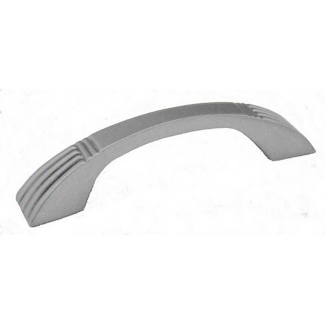 Premier Hardware Designs PHDP-320-SP 3 Inch Center-To-Center Art Deco Cabinet Pull, Shiny Pewter