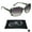 Cheetah Black, variant on proSPORT Bifocal Women Reading Sunglass Oversized Reader Black Frame