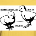 thumbnail image 3 of CafePress - Homeschool Chicks Rule! Light T Shirt - Light T-Shirt - CP, 3 of 4