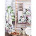 thumbnail image 2 of Spring Kitchen Dish Towels for Drying Dishes Set of 3, Bicycles Botanical Leaves Rose Colorful Stripes Waffle Weave Microfiber Hand Tea Bathroom Towels Quick Dry & Absorbent Towel 15.7x23.6, 2 of 7