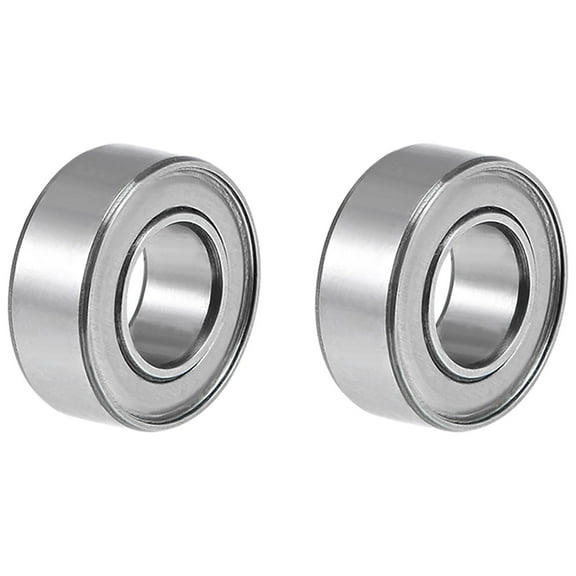 Unique Bargains SR188ZZ Stainless Steel Ball Bearing 1/4"x1/2"x3/16" Double Shielded R188ZZ Z2 Lever Bearing 2pcs