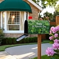 thumbnail image 6 of St. Patricks Day Large Mailbox Covers Magnetic Oversized Green Shamrock Clover Saint Patricks Holiday Spring Outdoor Decorative Letter Box Cases for Home Garden Outside Decor, 25.5x21 Inch, 6 of 7