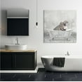 thumbnail image 2 of Stupell Industries Baby Hippo Bath Time Cute Animal Design Canvas Wall Art by Kim Allen, 2 of 6
