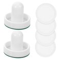thumbnail image 4 of OULII 1Set White Ice Hockey Pucks and Paddles Replacement Set for Tabletop Game Room Use, 4 of 8
