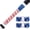American Flag/2pcs, variant on NestE-Baseball Bat Grip Tapes 1.5mm Precut and Full Adhesive Softball Grip Tape,Non-Slip Baseball Bat Wrap Tape Religious Cricket Batting Tape Replacement