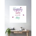 thumbnail image 2 of 2-22-22 Is A Super Cool Day Poster Wall Art, Modern Wall Decor For Living Room Bedroom, 30x30 UNFRAMED, 2 of 3