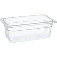 thumbnail image 1 of Inserto CAMBRO de policarbonato tamaño 1/4 profundidad 10.2 cm capacidad 2.5 L color transparente ideal para almacenamiento y servicio de alimentos fríos o calientes., 1 of 2