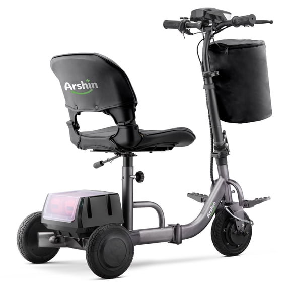 Aoemoe Short-distance mobility scooter, electric, foldable, and lightweight, Grey