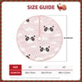 thumbnail image 2 of Rateoe Cute Panda Pattern Christmas Tree Skirt with Ties , Christmas Tree Decorations, Farmhouse Christmas Decor Xmas Holiday Decorations-30", 2 of 6