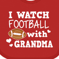 thumbnail image 4 of Inktastic I Watch Football with My Grandma Boys Baby Bib, 4 of 4
