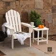 thumbnail image 5 of ResinTEAK Essential Adirondack Chair, Premium All Weather Outdoor Patio Furniture, 20 Inch Wide Seat, Up to 350 lbs, Outdoor Patio Chairs for Deck, Porck & Backyard (White), 5 of 7
