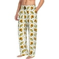 thumbnail image 6 of Pofeuu Corn Sunflowers Print Men's Pajama Pants, Soft Lounge Pajama Pants with big pockets for Men Plaid Pj Bottoms-X-Large, 6 of 6