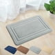 thumbnail image 1 of Alfombra absorbente para baño - Alfombra impermeable antideslizante para entrada de inodoro y ducha, 50x80cm, azul/café/caqui/gris, 1 of 8