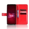 thumbnail image 2 of Funda tipo libro para Asus ROG Phone 6/6 PRO, cartera todo‑en‑uno, funda multifuncional con tarjetero y correa de muñeca desmontable, 2 of 5