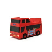 PLAYSTEAM Play Steam PYSXP02001 Line Tracking Sightseeing Bus Toys