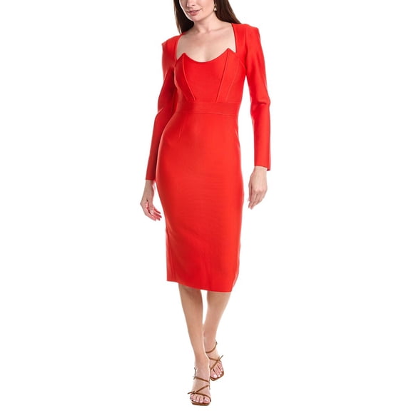 CAMILA BLANCO womens Midi Dress, 4