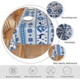 thumbnail image 6 of Merry Christmas Plaid Linen Table Cloth for Rectangle Table Geometric Striped Farmhouse Tablecloth Holiday Stain Resistant Table Cover for Dining Room Outdoor Party Tables Decor,60x84 Inch, 6 of 7