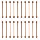thumbnail image 1 of 20 piezas de mini postes para tapices, pequeños postes para colgar tapices, palitos de madera para tejer, 1 of 6