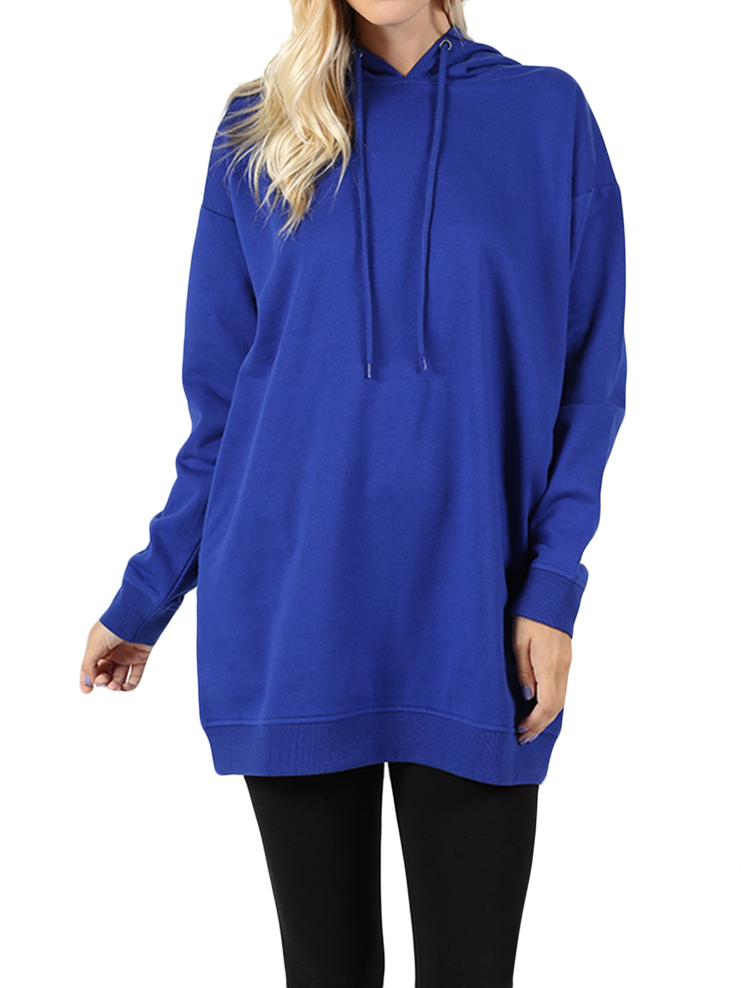 TheLovely - Women Oversized Loose Fit Hoodie Tunic Sweatshirts Top ...