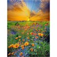 thumbnail image 1 of Sunset Peinture Diamant 5D DIY Full Drill, 1 of 3