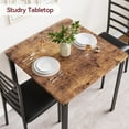 thumbnail image 3 of Studyset Dining Table for 2, Small Table and Chairs Set of 2, Dinette Set, Square Dinner Table with 2 Chairs, Dining Set Home Kitchen Furniture Table and 2 Chairs, 3 Piece Kitchen & Dining Room Sets S, 3 of 9