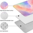 thumbnail image 5 of Pastel Rainbow Clouds Bathroom Rugs Sets 3 Piece,Toilet Cover Set,Absorbent Non Slip Bathroom Mats Sets with U-Shaped Contour Rug Toilet Rug Set, 5 of 5