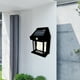 thumbnail image 4 of Lampara De Pared Luz solar de pared Lámpara solar para patio Sensor de cuerpo LED para jardín (2) Negro Likrtyny Para estrenar, 4 of 6