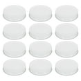 thumbnail image 1 of 12pcs Mason Jar Lids 2.76" Tinplate Leak-proof Mason Canning Covers, White, 1 of 7