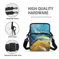 thumbnail image 7 of Chririnla Marble Portable Cross Body Purse, Polyester Shoulder Bag with Pockets Cross Body Phone Purse for Daily Use Travel, 7 of 7