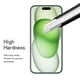 thumbnail image 5 of Protector de pantalla de vidrio templado para iPhone 15 Plus/iPhone 15 Pro Max, [paquete de 2] Película protectora de calidad superior, compatible con fundas, irrompible, a prueba de golpes, 5 of 5