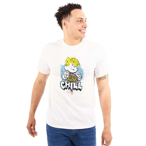 Cool Dennis The Menace Stay Chill Unisex Plus Size Graphic Tee Brisco Brands 4X