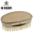 thumbnail image 5 of Kent MHS18 Mens Luxury Military Style Hair Brush, Wire-Laid 100% Pure White Natural Boar Bristle and Presentation Case Suitable For Daily Grooming Medium Thickness Hair. Handmade in England, 5 of 7