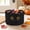 Black, variant on Halloween Cotton Rope Woven Basket, Cute Cat Face Storage Bin for Makeup Socks Candy Nursery Decor
