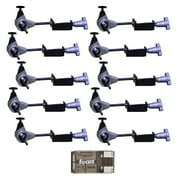 HME Products T-Post Trail Camera Holder 10-Pack with Card Reader