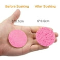 thumbnail image 3 of Compressed Facial Sponges Natural Facial Cleansing Sponges Pads Exfoliating Sponges for Cleansing Reusable,Best Makeup Gift, 50-Count, 3 of 8