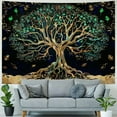 thumbnail image 4 of PRATYUS Life Tree Tapestry Wall Hanging - Bohemian Hippie Wishing Tree Tapestries Psychedelic Wall Carpet Mystic Aesthetic Wall Tapestry for Living Room Bedroom Multi Size Painting, 4 of 6