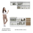 thumbnail image 4 of Cocina Integral Madesa Glamy Sin Tarja 180 cm Marron GRGL1800079B, 4 of 10