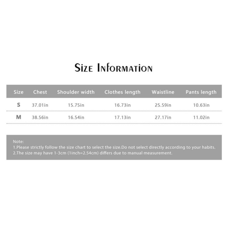 Cheer Uniform Size Chart