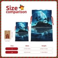 thumbnail image 3 of Fuzoiu Hawaiian Beach Pirate Moon Print Christmas Gift Bag,Burlap Gift Bag with Drawstring Closure & Hang Tag,Perfect for Holidays, Birthdays, and Special Occasions-Medium, 3 of 7