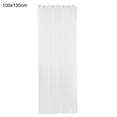 thumbnail image 1 of Cortina semitransparente blanca hueca, cortina de panel de gasa de ventana transpirable para dormitorio, sala de estar, 1 pieza, 100x130cm sidaley LF0159-01B, 1 of 7