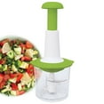 thumbnail image 1 of Hauz - Manual Chopper with 3 Blades, 700ml Capacity, BPA Free, Green, 1 of 3